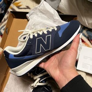 New Balance FIGS 996 Navy tennis shoes